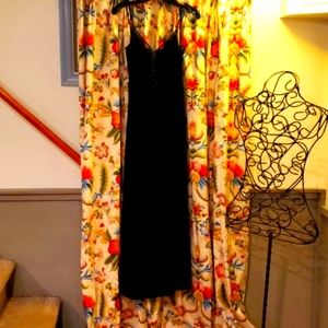 ITS FORMAL WINTER TIME!Shimmering Remini Black Velvet Gown Modeled